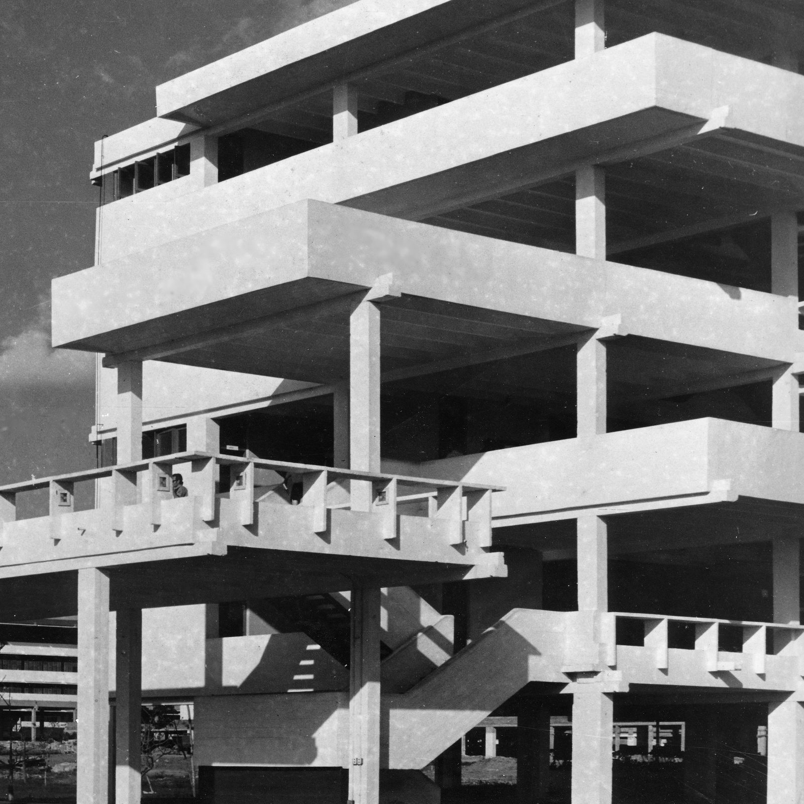 Detalle de la escuela vocacional de Camagüey, 1976.